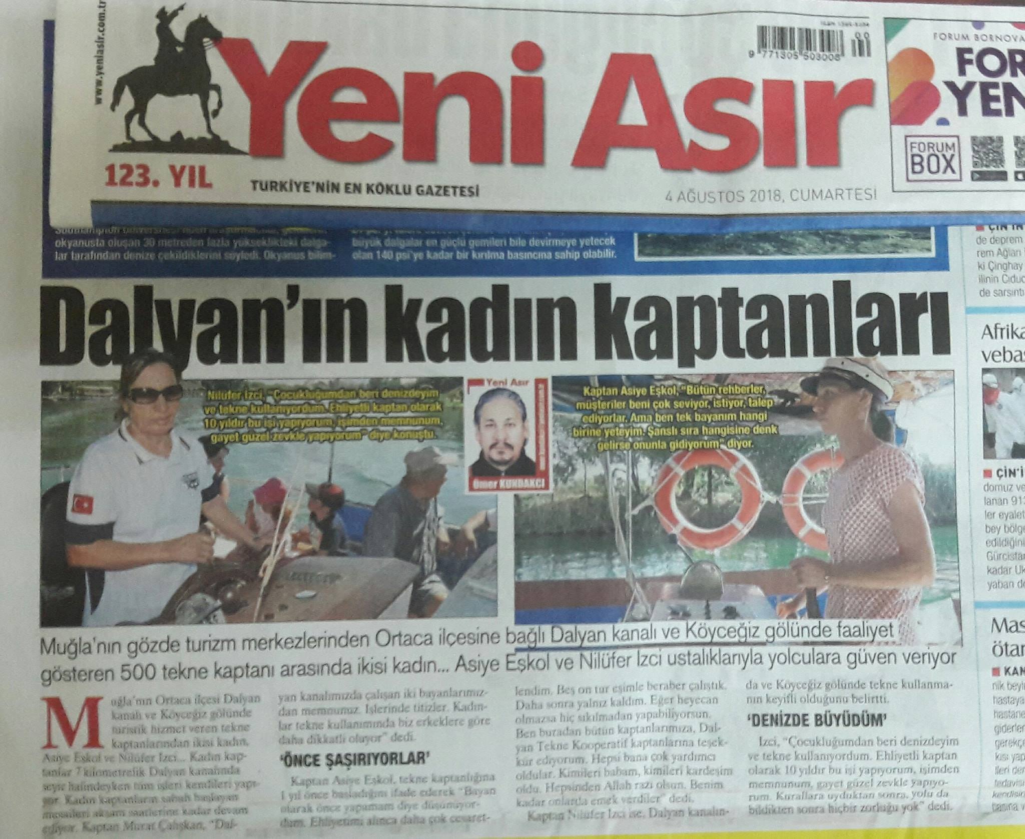 Dalyanın Kadın Kaptanları